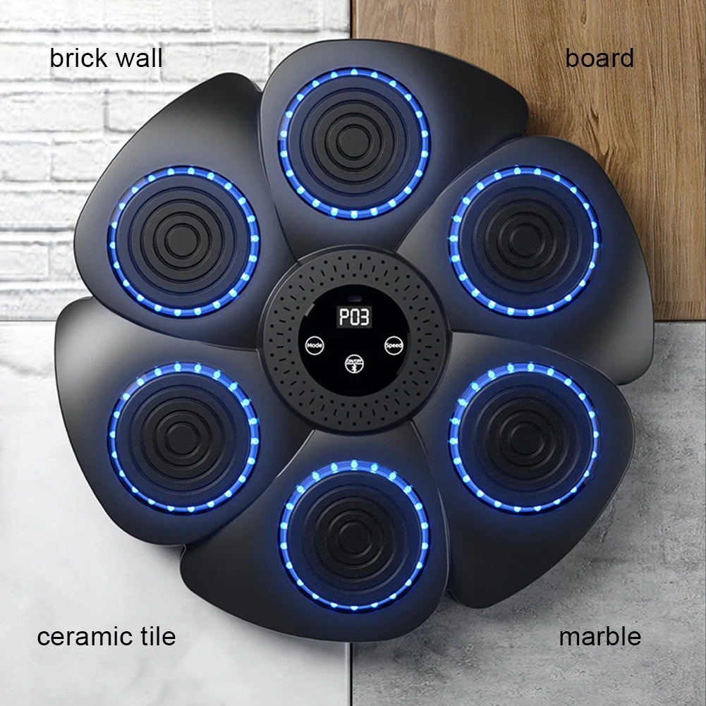 Music Boxing Machine – Adjustable Smart Bluetooth Boxing Wall Target