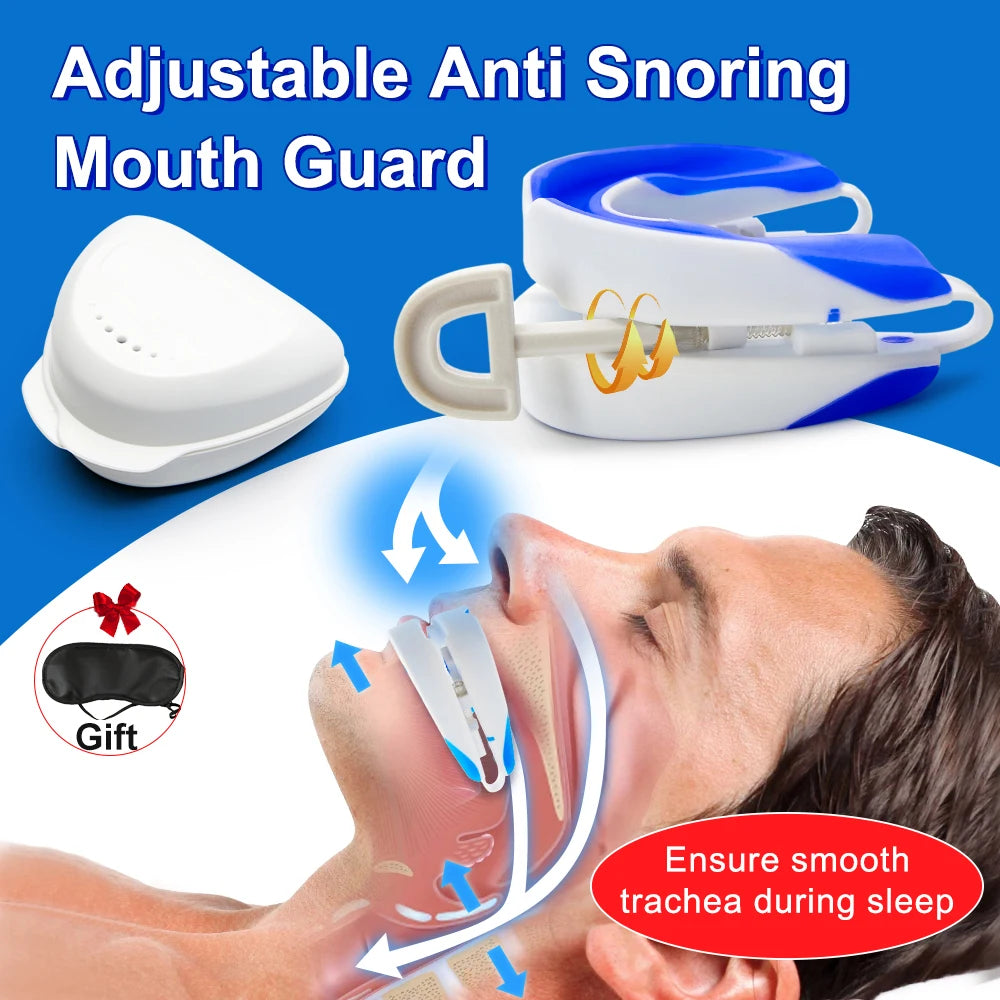 Teeth Bruxism Anti-Snoring Mouthpiece Device