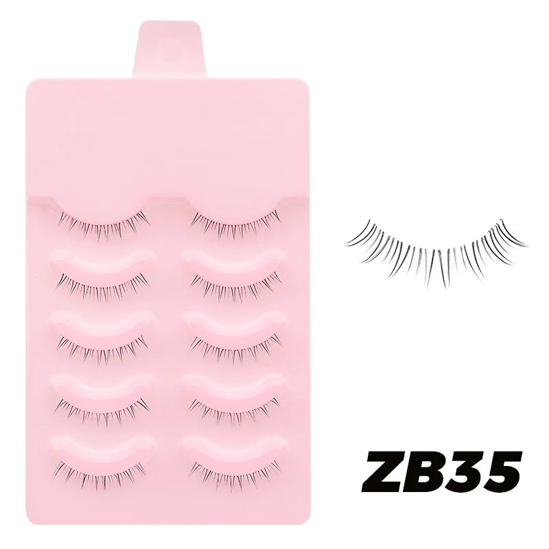 New Manga Lashes - Soft Natural Thick False Eyelashes