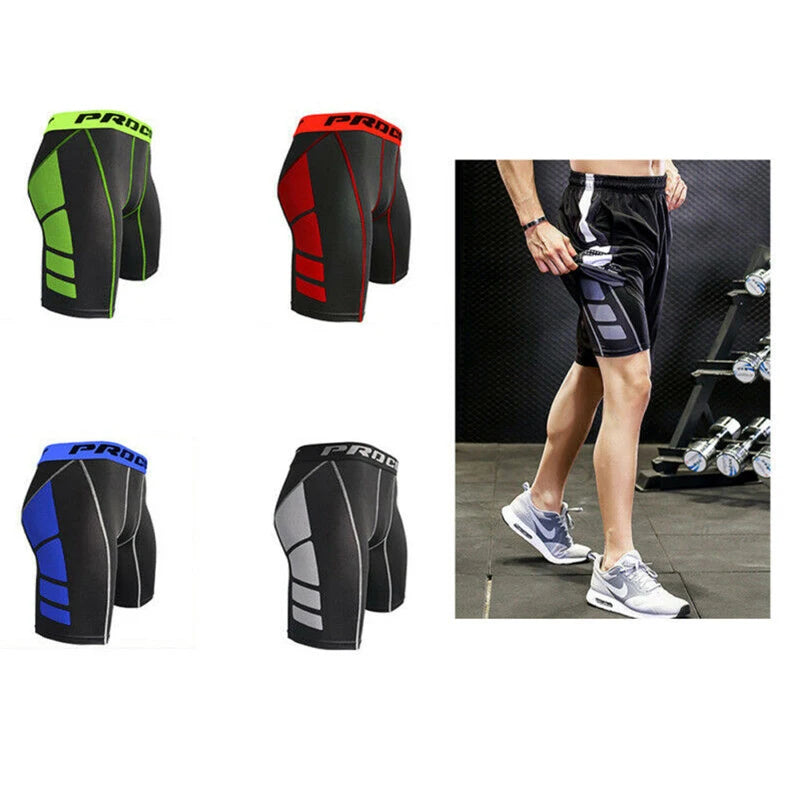 Men's Quick-Dry Compression Gym Shorts