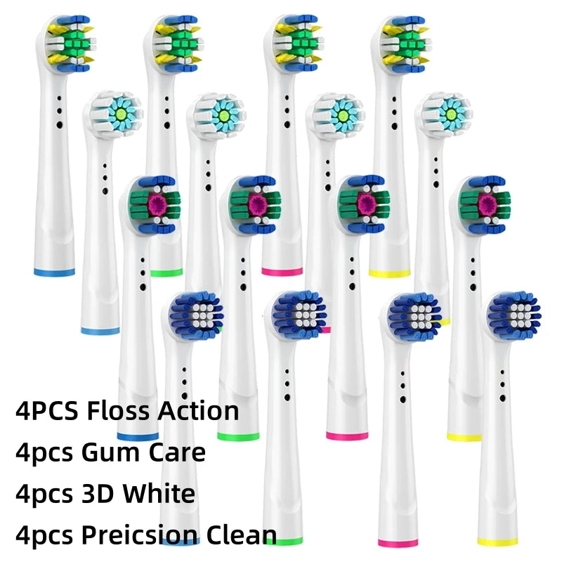 Upgrade Your Oral Care with 16/20PCS Brush Heads for Oral B Electric Toothbrush!