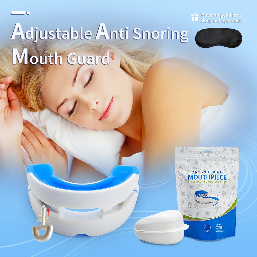 Teeth Bruxism Anti-Snoring Mouthpiece Device