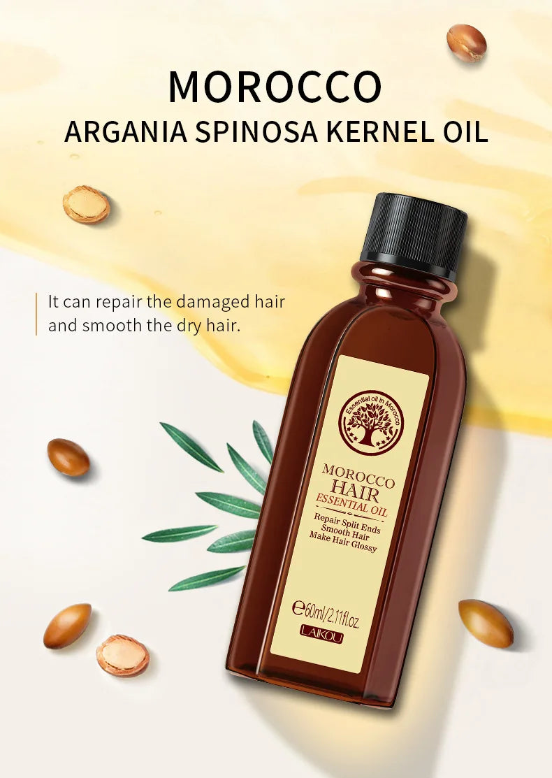 LAIKOU Morocco Argan Oil – Nourishing Hair Repair Essence