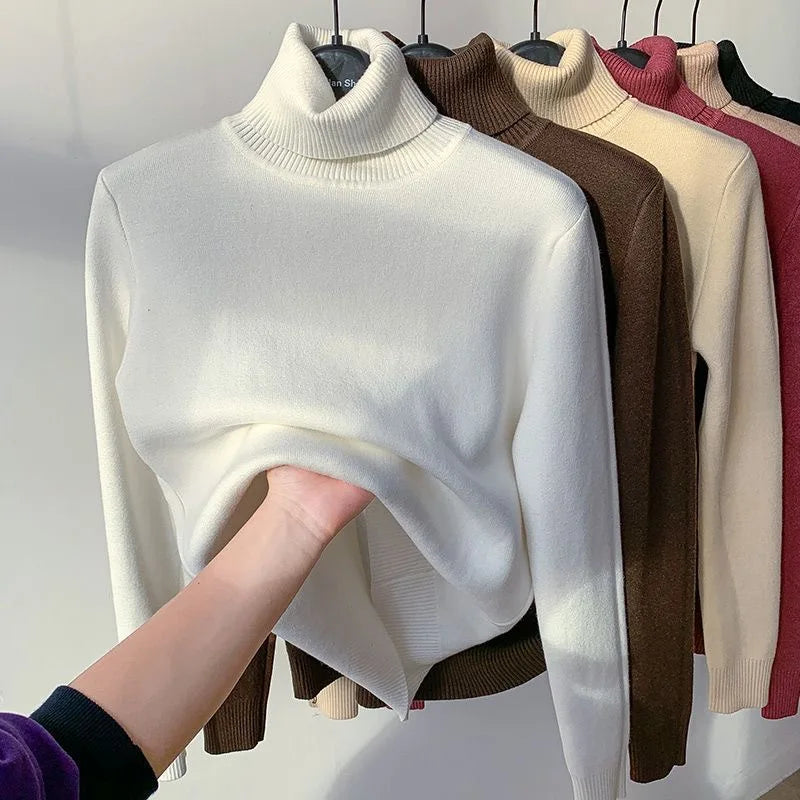 Turtleneck Winter Sweater for Women: