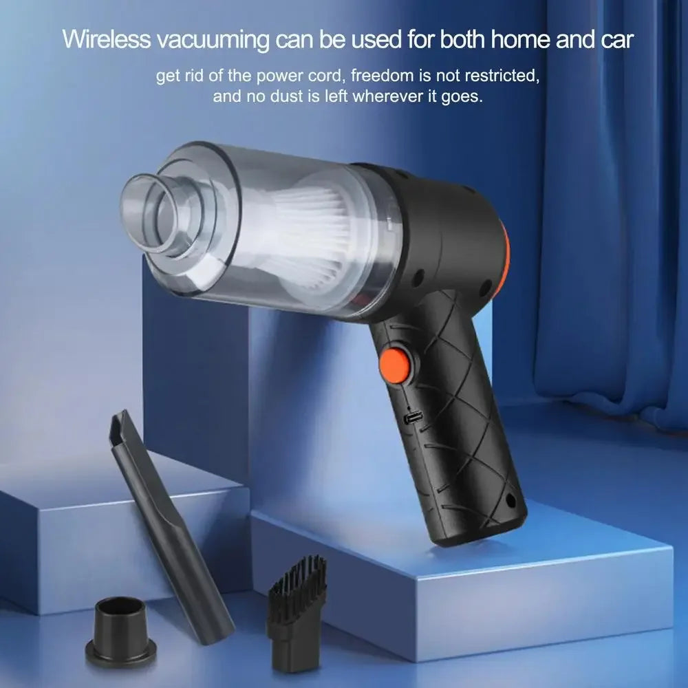 Wireless Car Vacuum Cleaner – 6000Pa Strong Suction