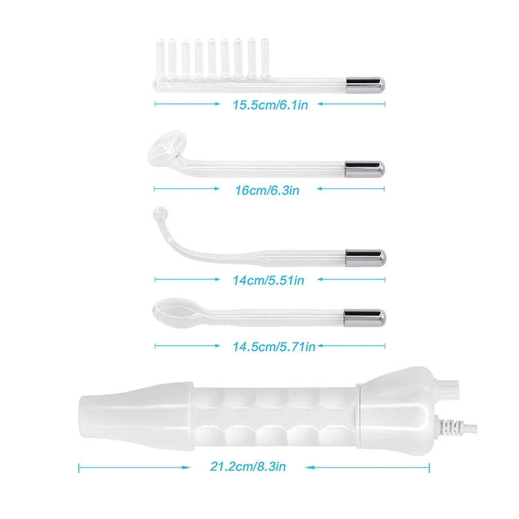 Electrode Wand High Frequency Electrotherapy Glass Tube Beauty Device