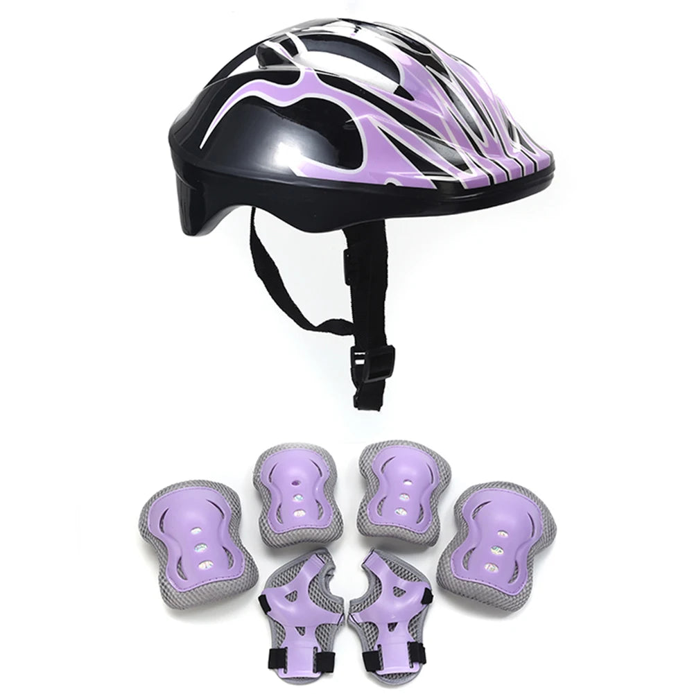 :Kids Safety Helmet & Pad Set – Full Protection Gear