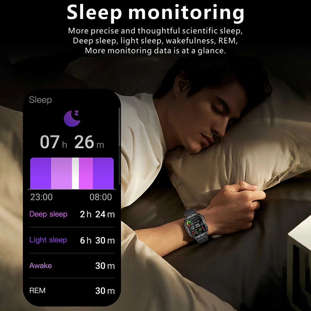 Touch Screen Men Smart Watch 3ATM