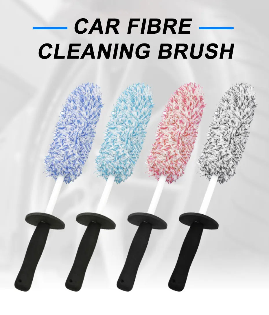 SEAMETAL Microfiber Car Wash Brush & Cleaning Gloves