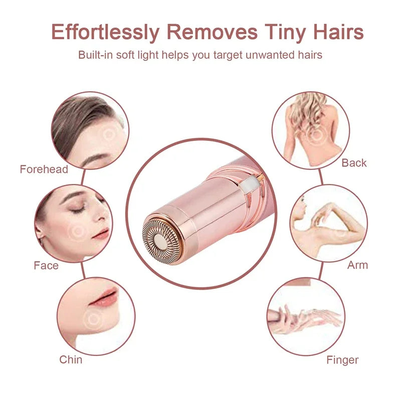 2024 New USB Electric Mini Epilator & Eyebrow Trimmer for Women