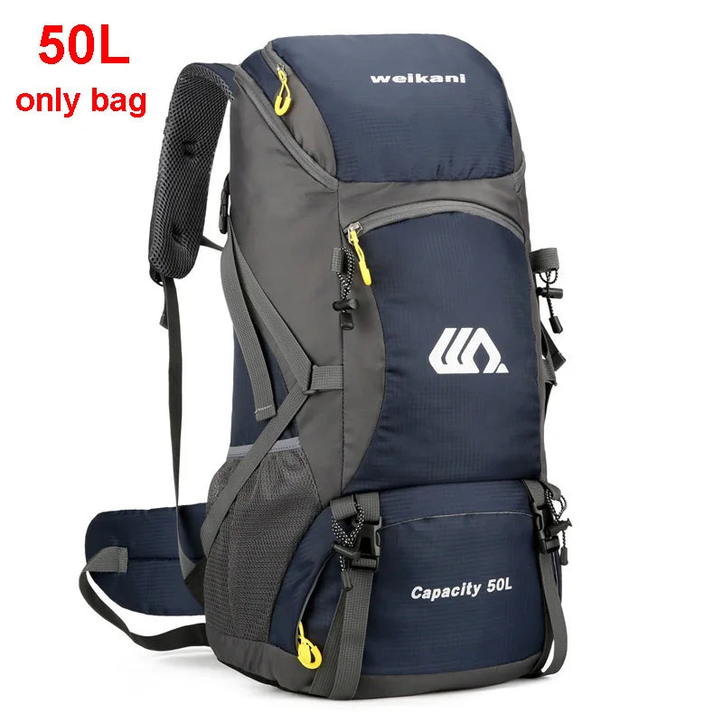 50L Waterproof Travel & Hiking Backpack – Large Capacity