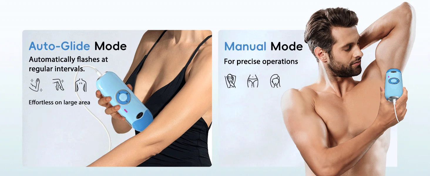 IPL Hair Removal Laser – Painless Epilator for Men & Women