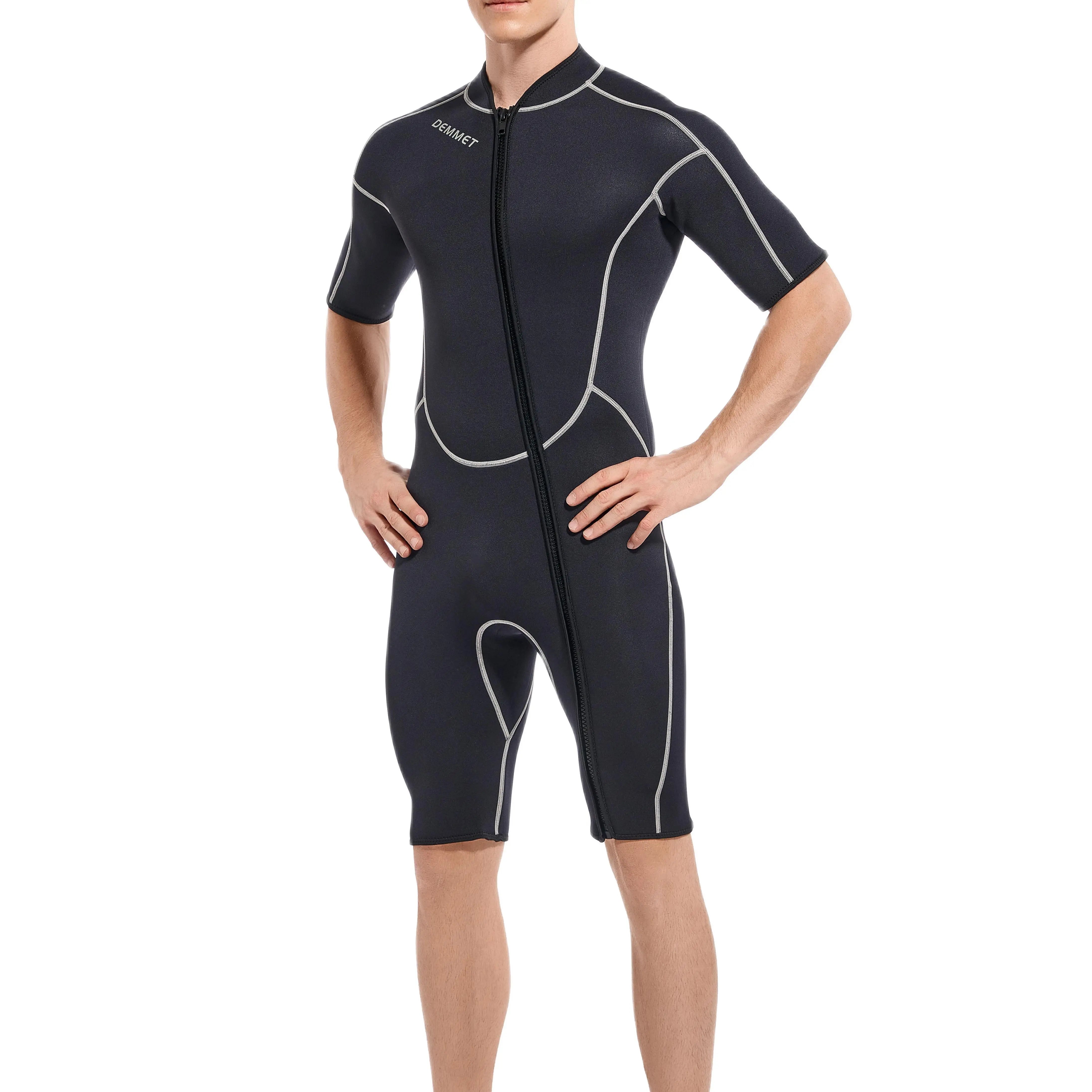 DEMMET 1.5mm Short Sleeve Neoprene Wetsuit for Men & Women