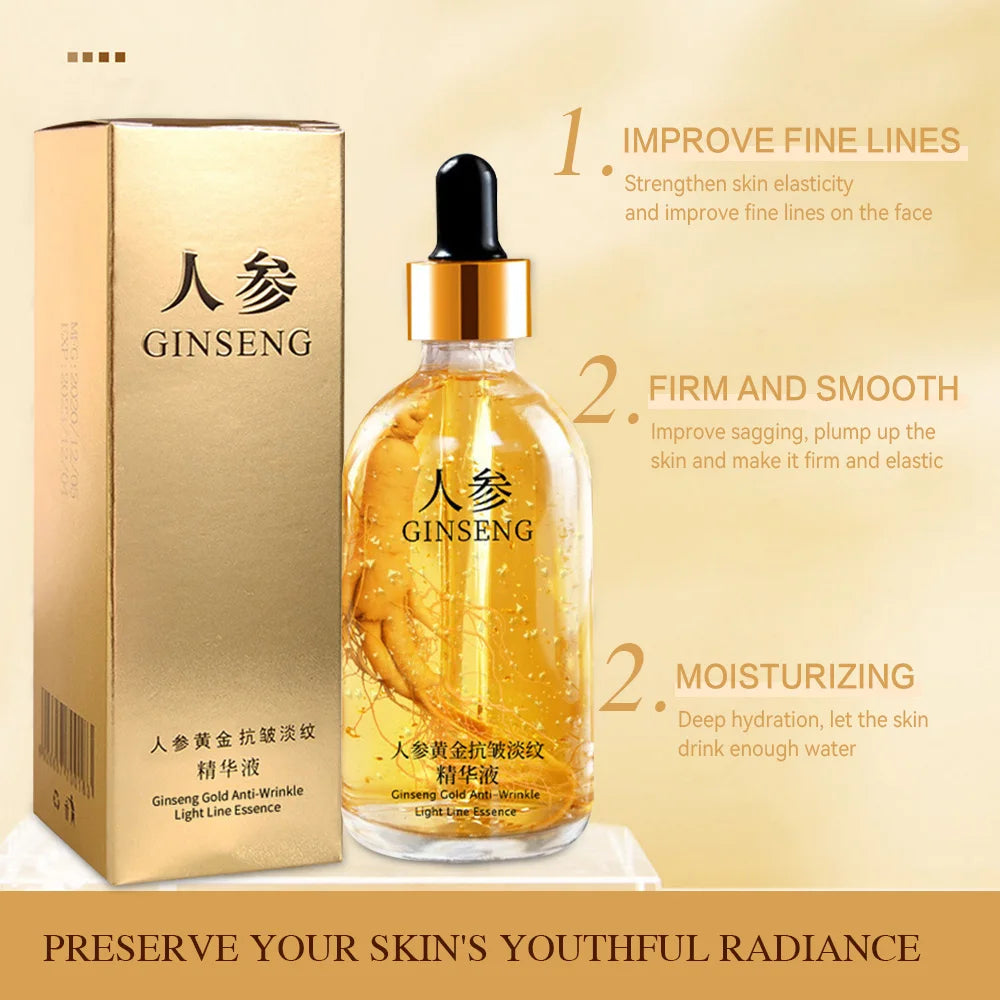 100ml 24K Gold Hyaluronic Acid Face Serum – Anti-Aging & Whitening Essence