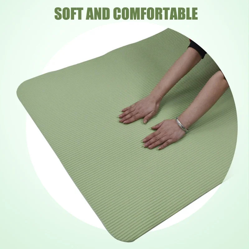 15MM Thick Non-Slip Yoga Mat – High-Density Fitness Support