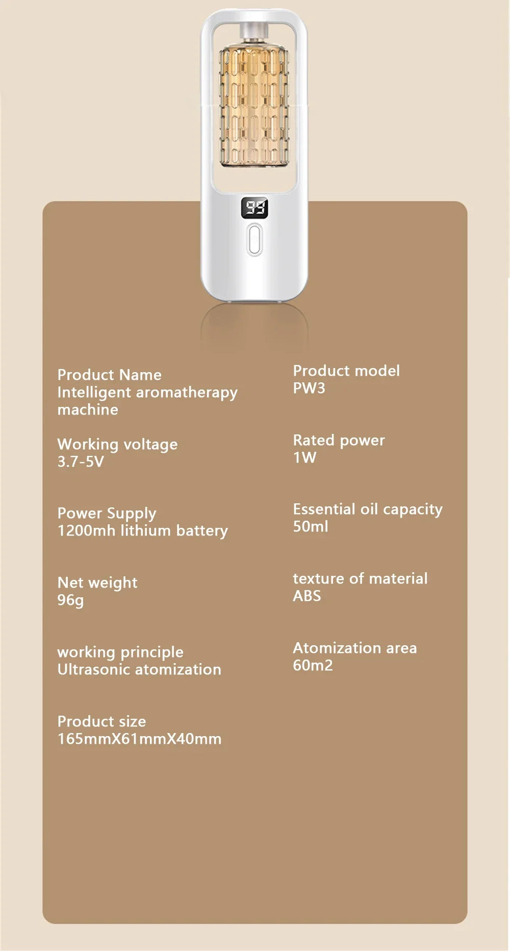 Aroma Diffuser Humidifier – Essential Oil Aromatherapy Machine for Bedroom, Bathroom & Hotel
