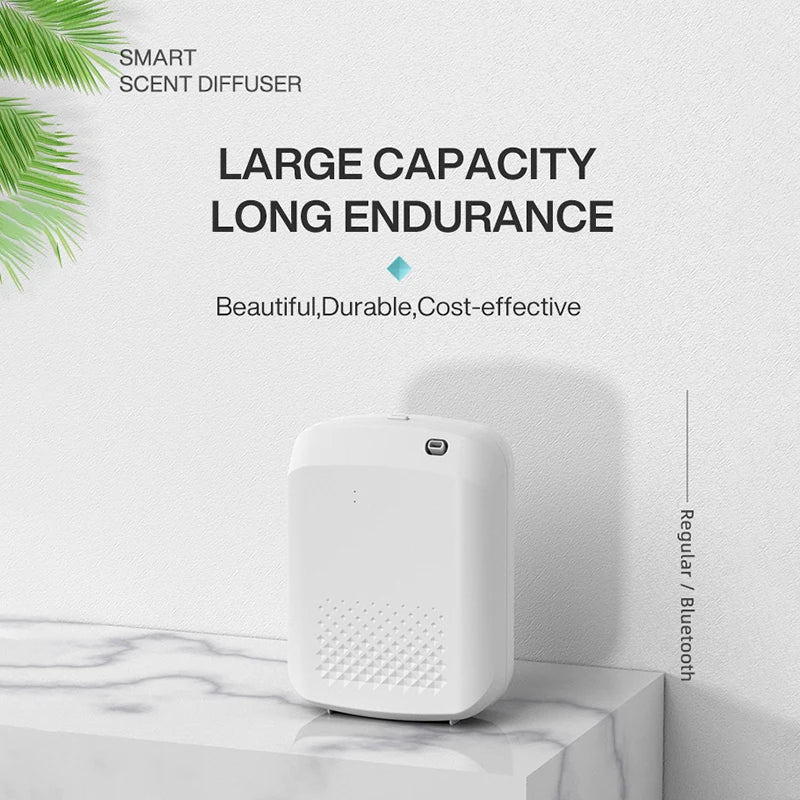Smart Aroma Diffuser - Bluetooth Essential Oils Diffuser for Home & Hotels (500m³ Coverage)