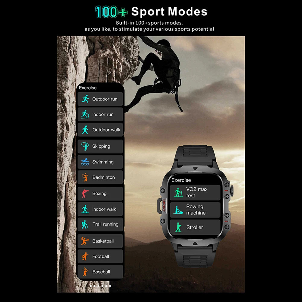 Touch Screen Men Smart Watch 3ATM