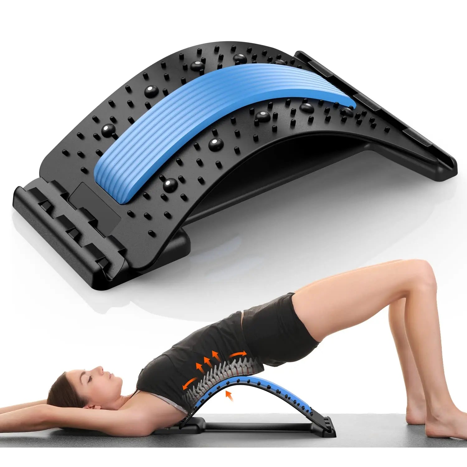 Adjustable Back Stretcher – Multi-Level Back Pain Relief Board