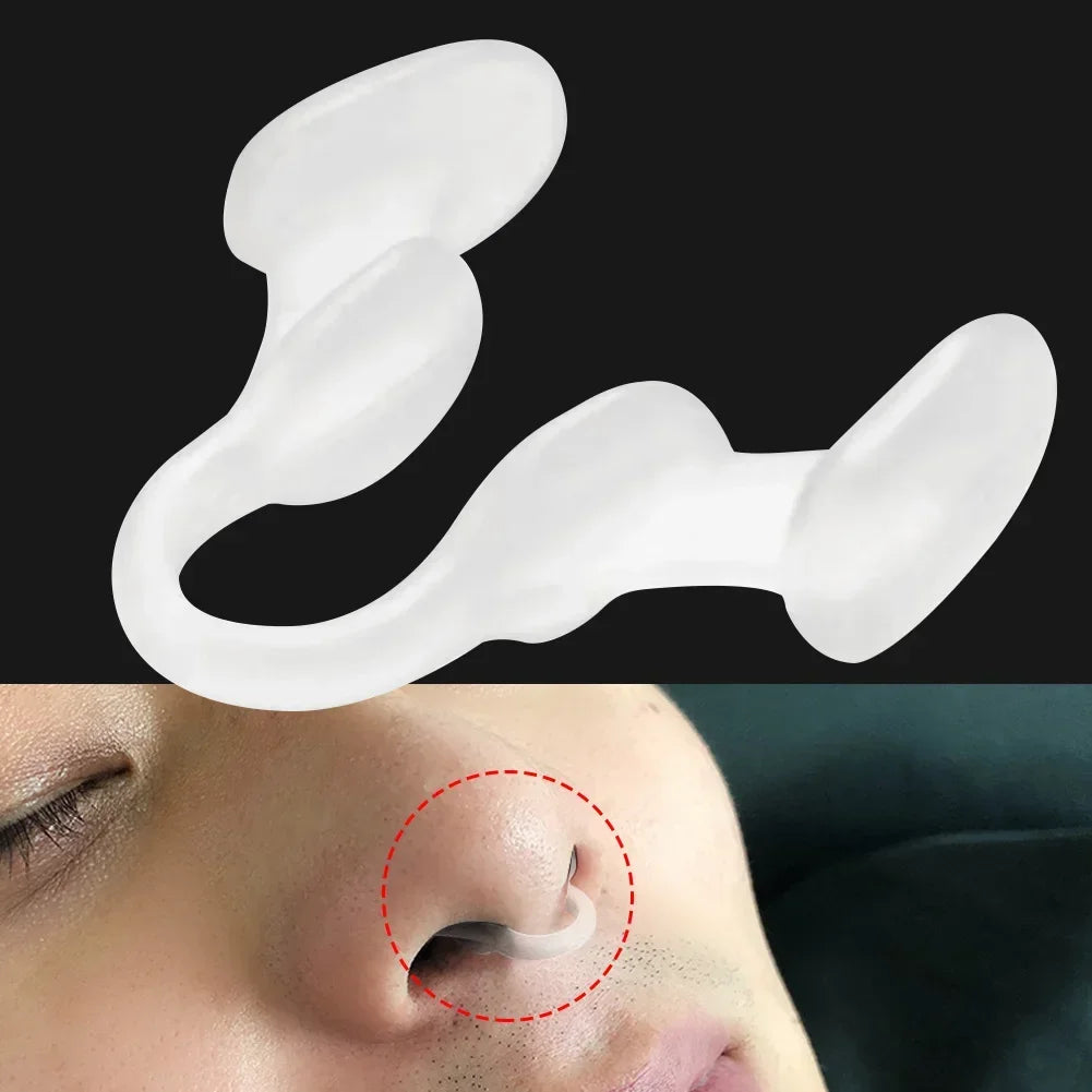 Silicone Nose Clip Anti Snoring Nasal Dilator