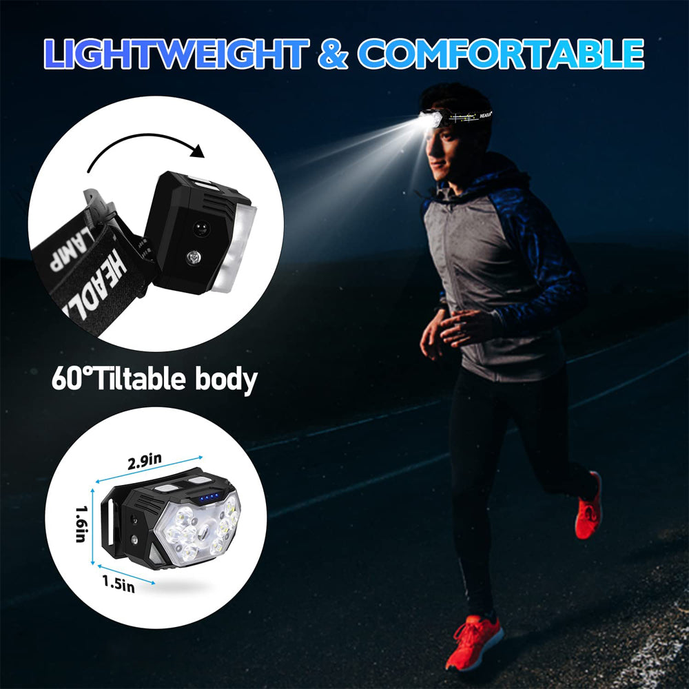 9 LED Strong Light Headlamp: