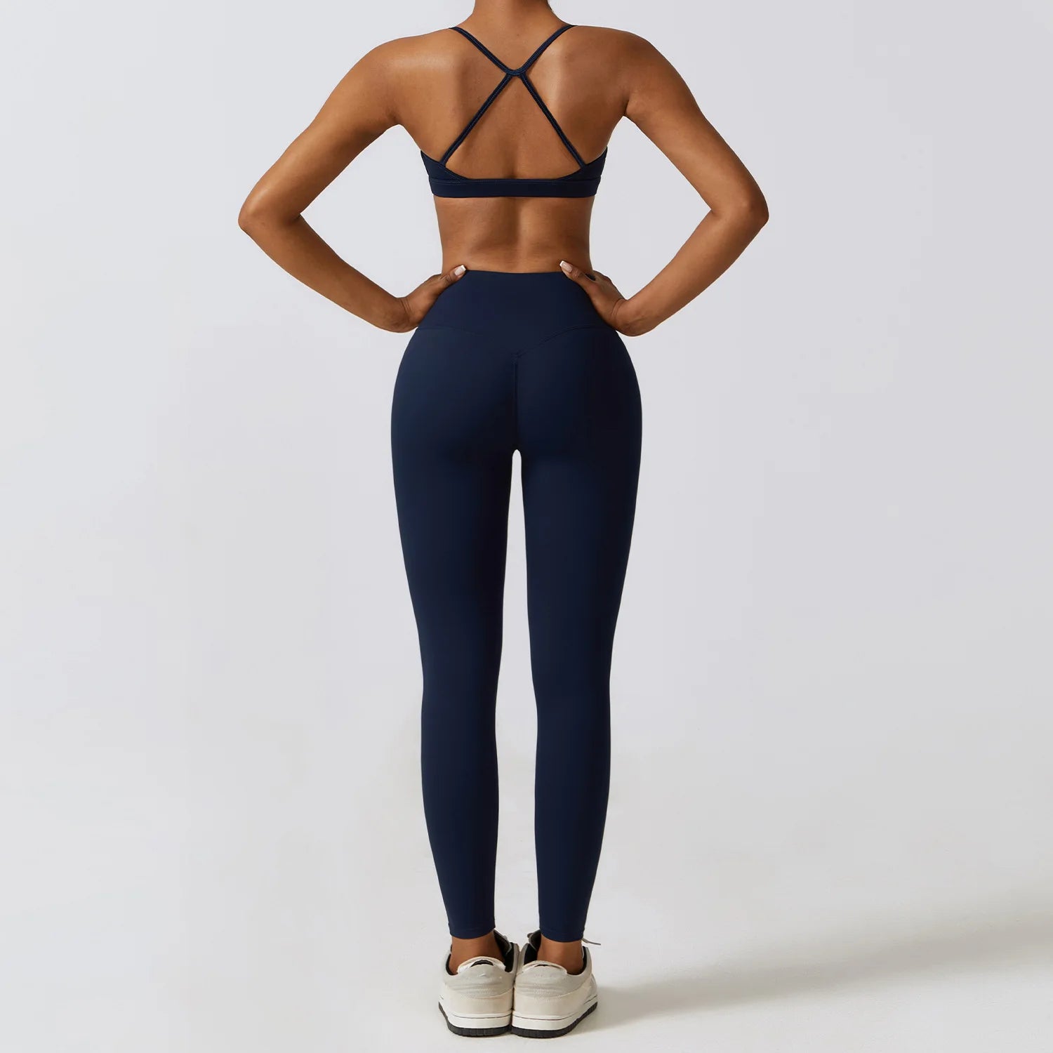 Women's Seamless Yoga Set – Leggings & Crop Top Workout Outfit
