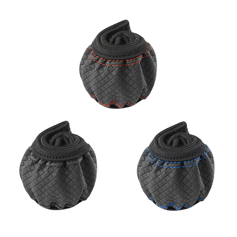 Universal Microfiber Leather Steering Wheel Cover (37-39cm)