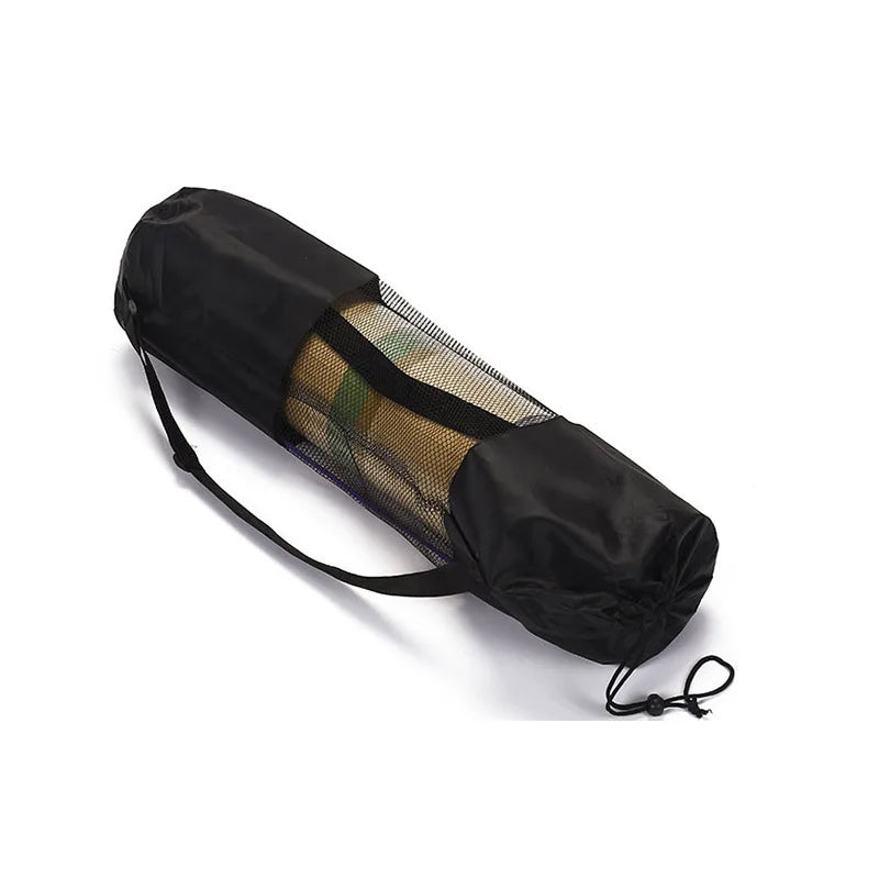 Portable Yoga Mat Bag – Breathable Mesh with Adjustable Straps