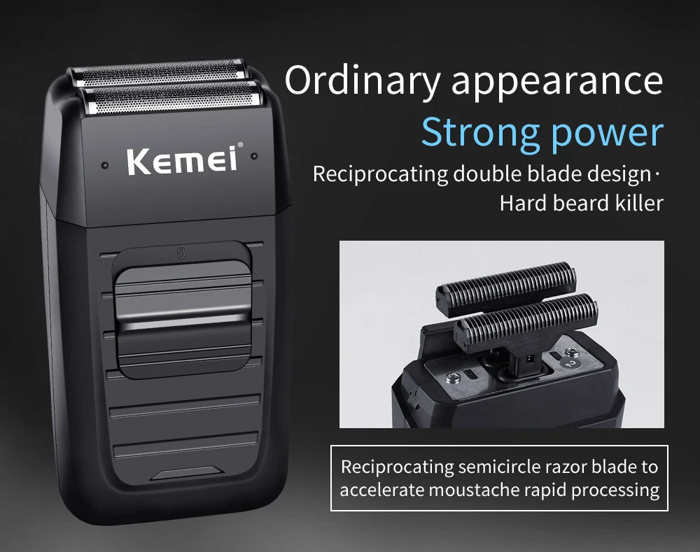 Kemei Rechargeable Cordless Shaver for Men – KM-1102