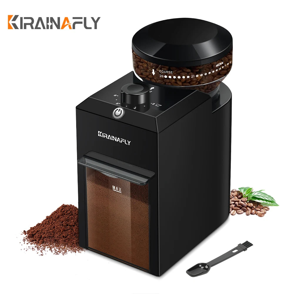 Automatic Burr Mill Coffee Grinder – 28-Setting Electric Coffee Bean Grinder