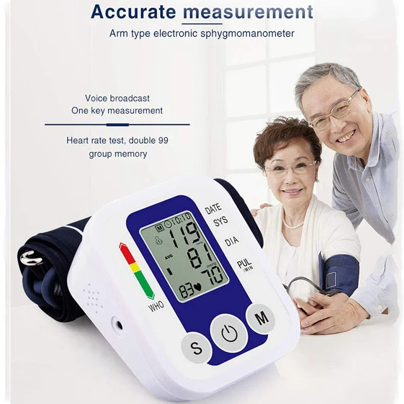 Portable Health Care Pulse Meter BP Monitor