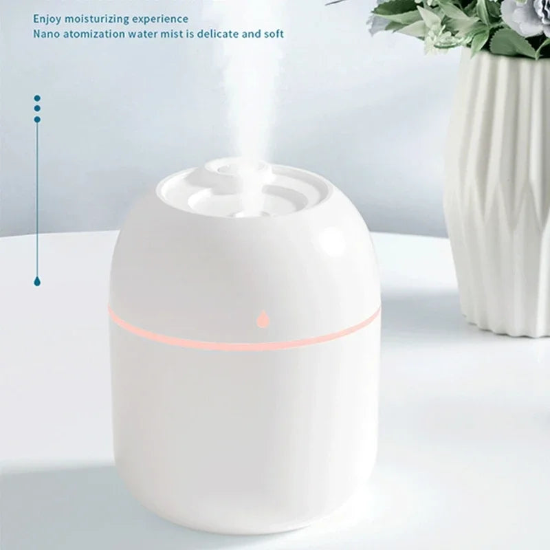 Portable 220ml Mini Cup Spray Mist Humidifier & Essential Oil Diffuser – USB Car Air Humidifier