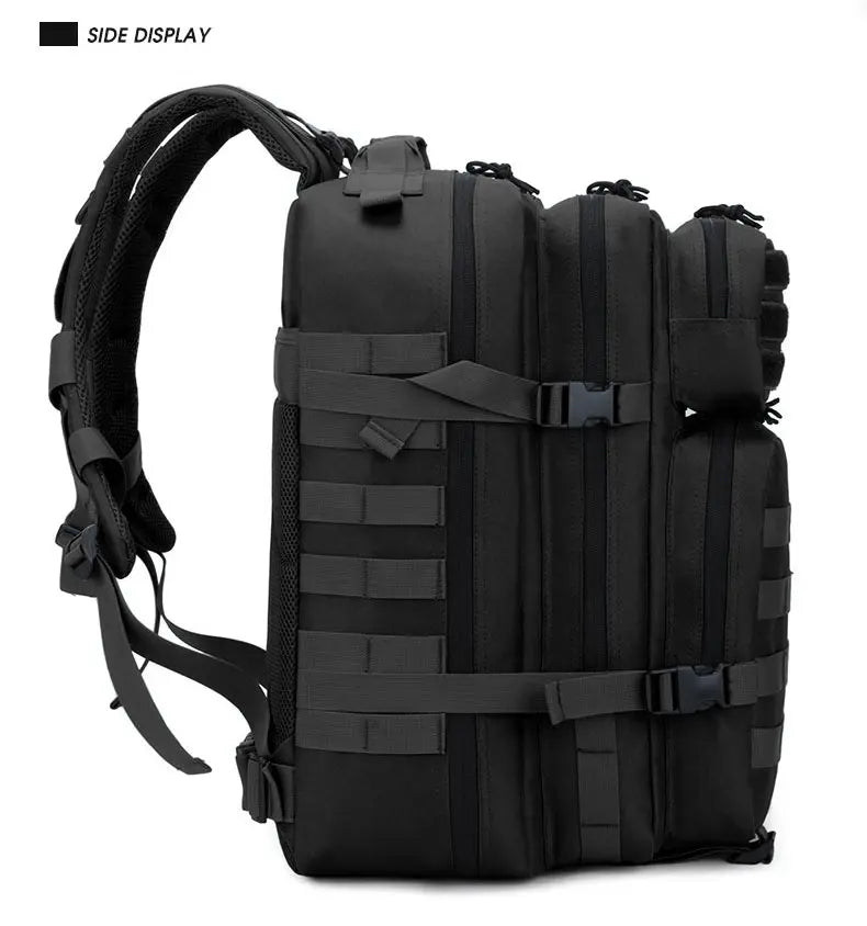 25L/35L/50L Tactical Backpack – Waterproof Outdoor Rucksack for Men
