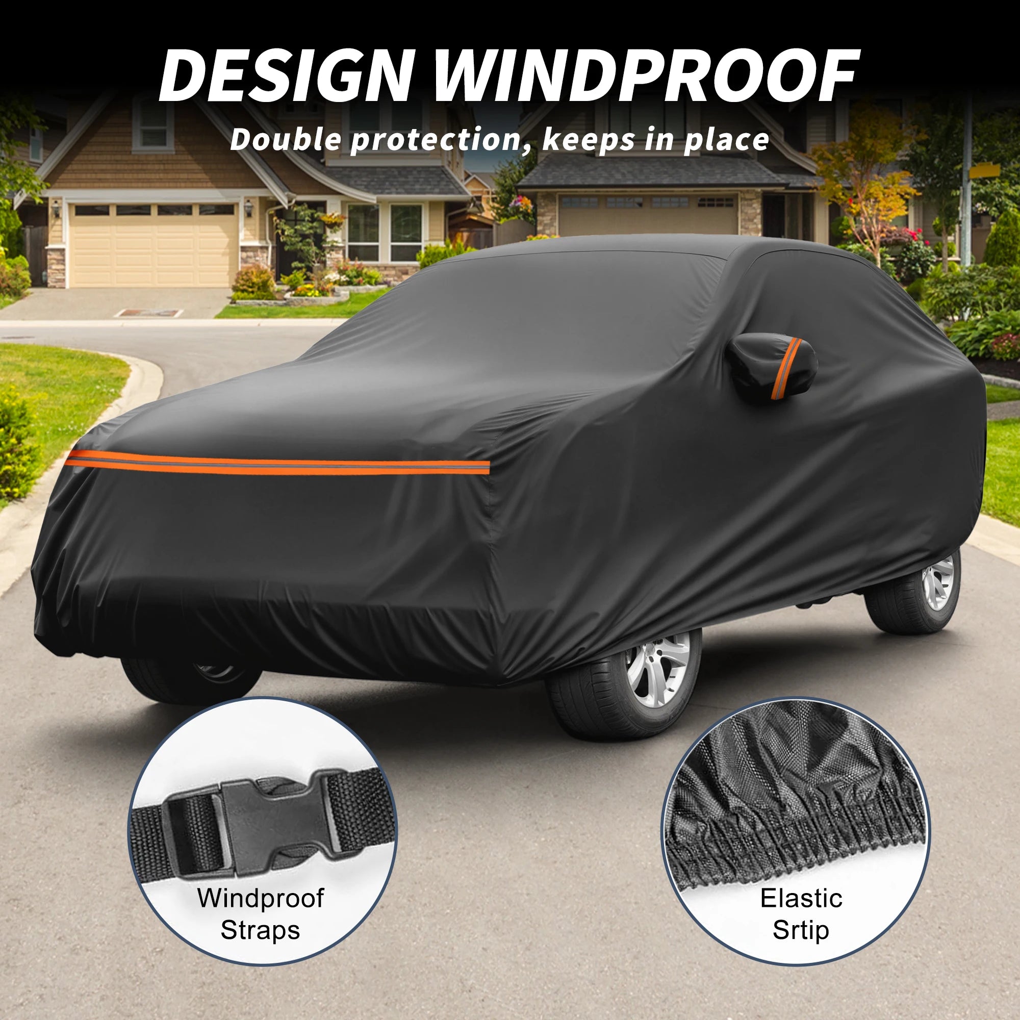 UXCELL Car Cover for BMW X3 F25/G01 2010-2024 Waterproof Windproof Protector