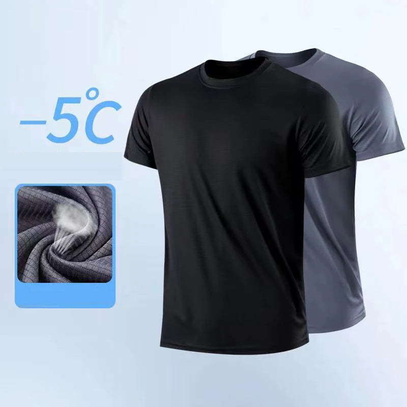 Men's Quick-Dry Gym T-Shirt – Moisture-Wicking & Breathable