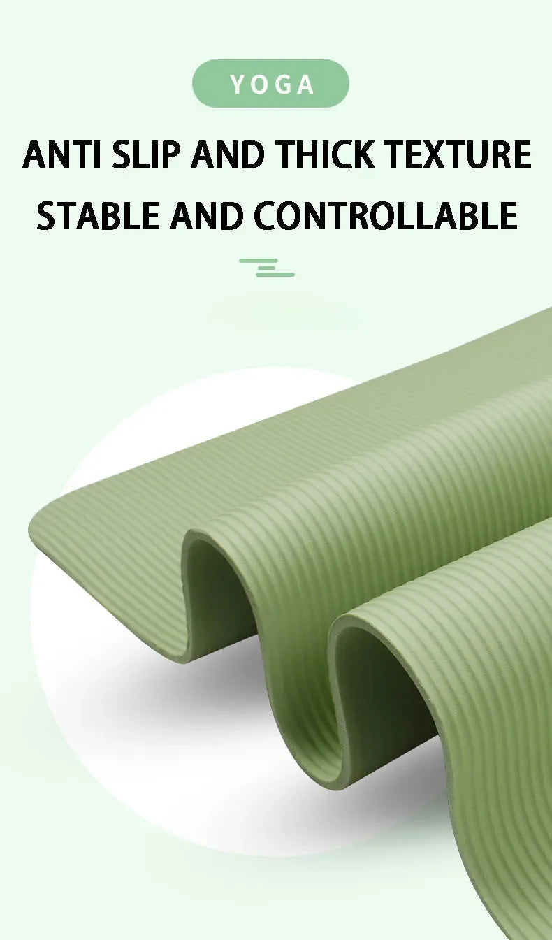 15MM Thick Non-Slip Yoga Mat – High-Density Fitness Support
