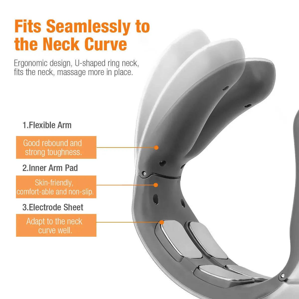 Electric Neck & Shoulder Pulse Massager with Heat – Pain Relief Therapy