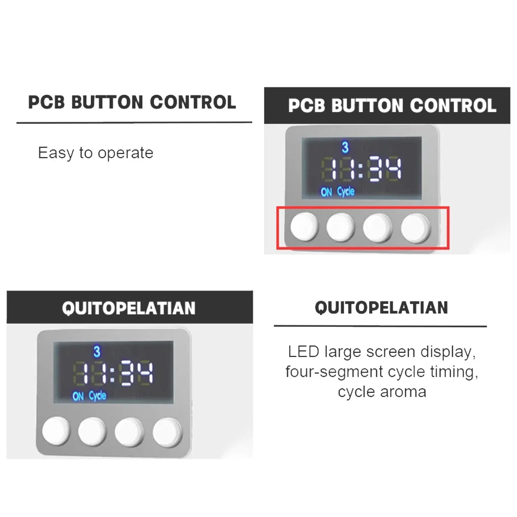 Essential Oil Aroma Diffuser - Bluetooth Control Air Freshener for Home, Hotel, and Office
