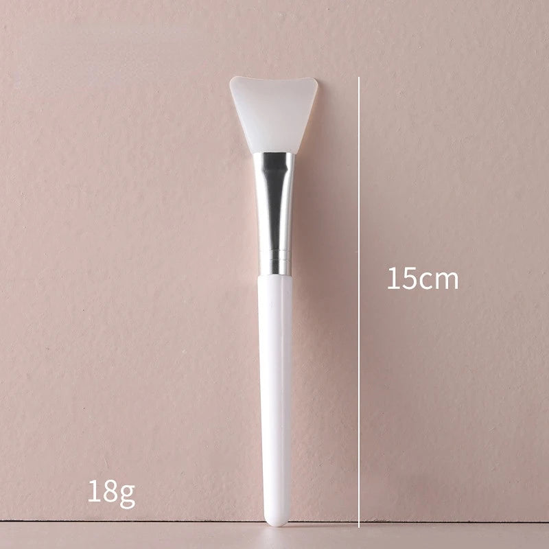 Silicone Facial Mask Brush Face Skin Care Tool Soft-headed DIY Mud Film Adjusting Brush Inclined Tail Apply Face Beauty Tools