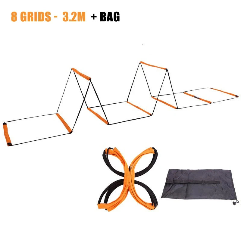 Dual-Purpose Soccer Training Jump Ladder – Agility & Speed Training