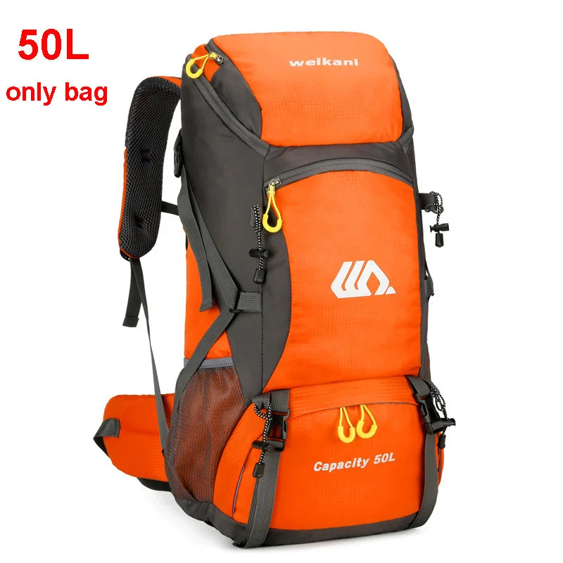 50L Waterproof Travel & Hiking Backpack – Large Capacity