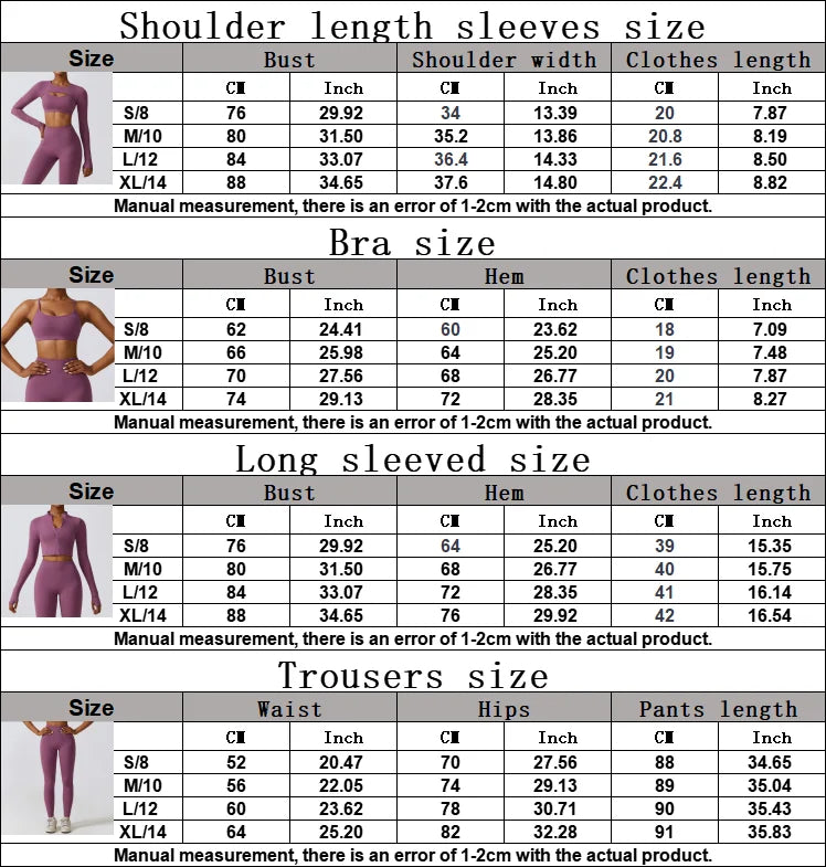 Women's Seamless Yoga Set – Leggings & Crop Top Workout Outfit