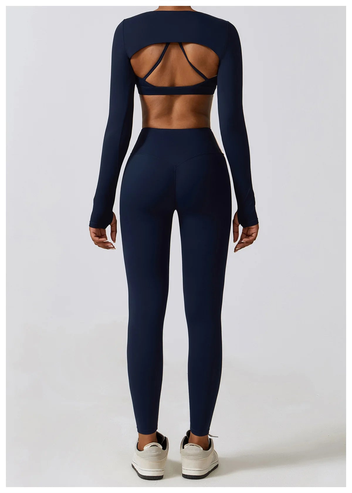 Women's Seamless Yoga Set – Leggings & Crop Top Workout Outfit