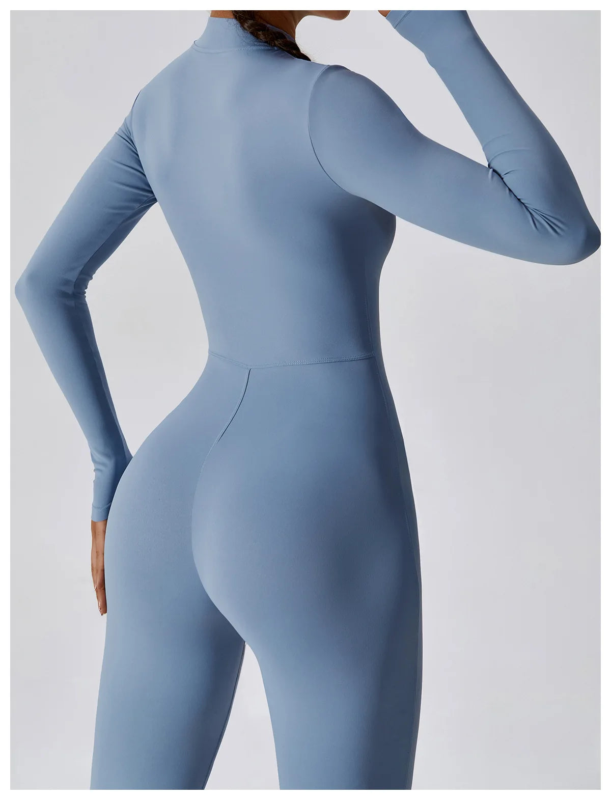 Women's Summer Zipper Workout Jumpsuit – Short Sports Tracksuit