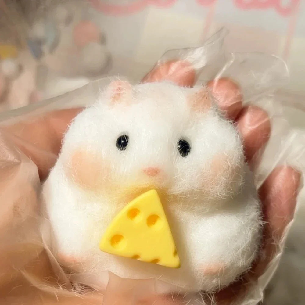 Taba Squishy Mochi Hamster Toy – Soft & Stress-Relief Fidget Gift