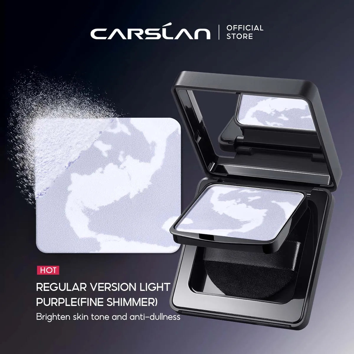 : CARSLAN Stay Matte Pressed Powder – 24H Oil Control & Long-Lasting Setting Powder