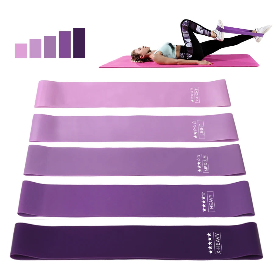 Fitness Resistance Bands Set – Home Workout & Yoga Training