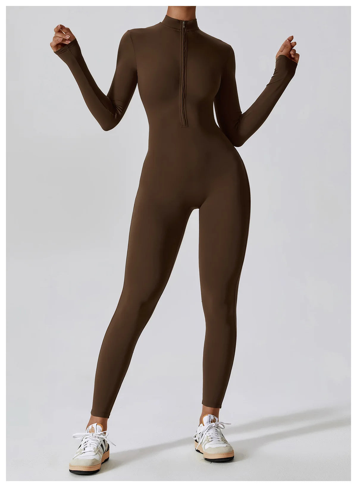 Women's Summer Zipper Workout Jumpsuit – Short Sports Tracksuit