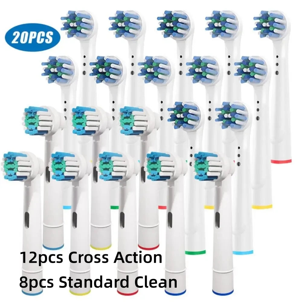 Upgrade Your Oral Care with 16/20PCS Brush Heads for Oral B Electric Toothbrush!