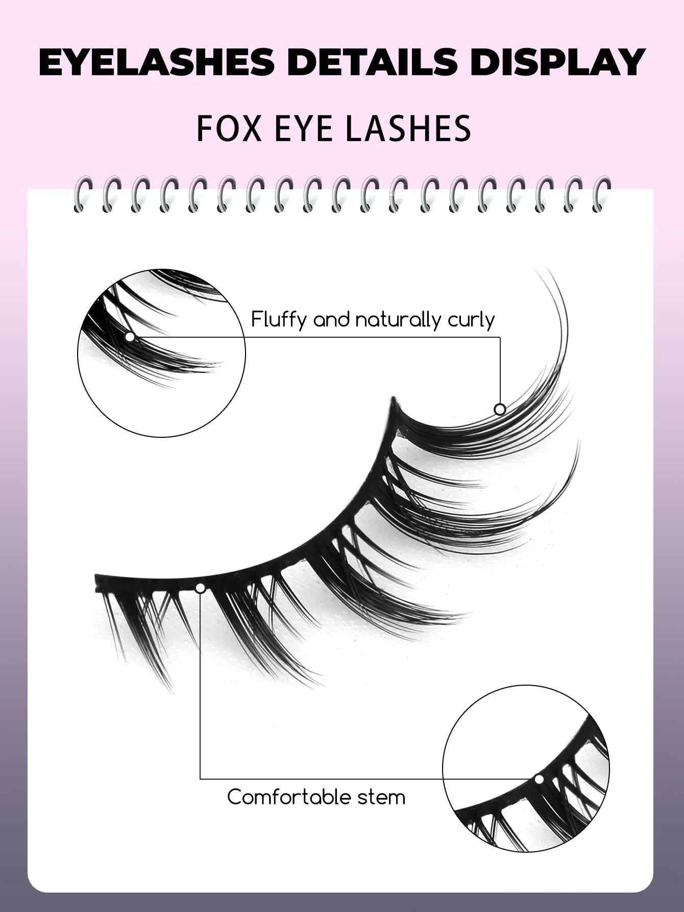 GROINNEYA Cat Eye 3D Faux Mink Lashes – Natural & Volumized